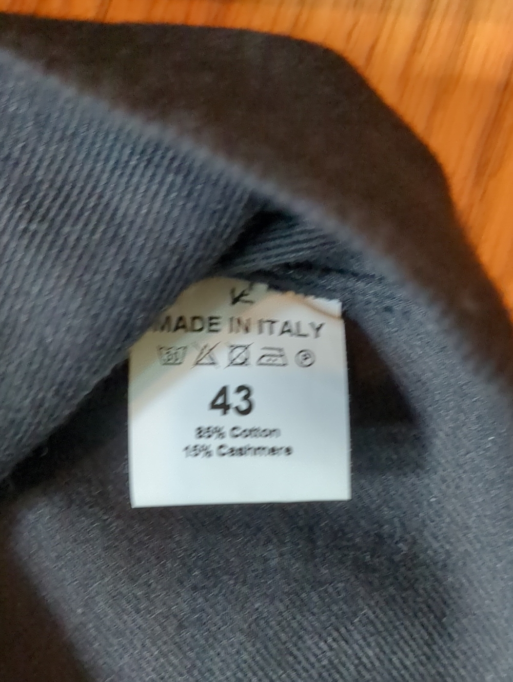 ISAIA Napoli Luxury Black Cotton Cashmere Button Down Shirt LS 17 43 XL - Picture 5 of 7